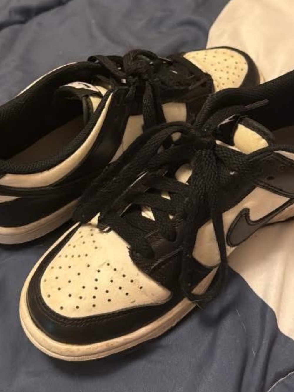 Nike Kids Black and White Sneakers